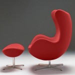 Egg Chair rouge