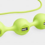 Peas USB Hub vert