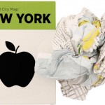 Crumpled City Maps new York