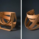 Chaise design en bambou par Remy et Veenhuizen