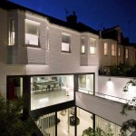 Residence design a Londres - Cour interieure