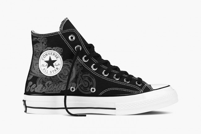 Converse All Star hautes noirs Andy Warhol