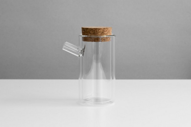 Théière minimaliste en verre